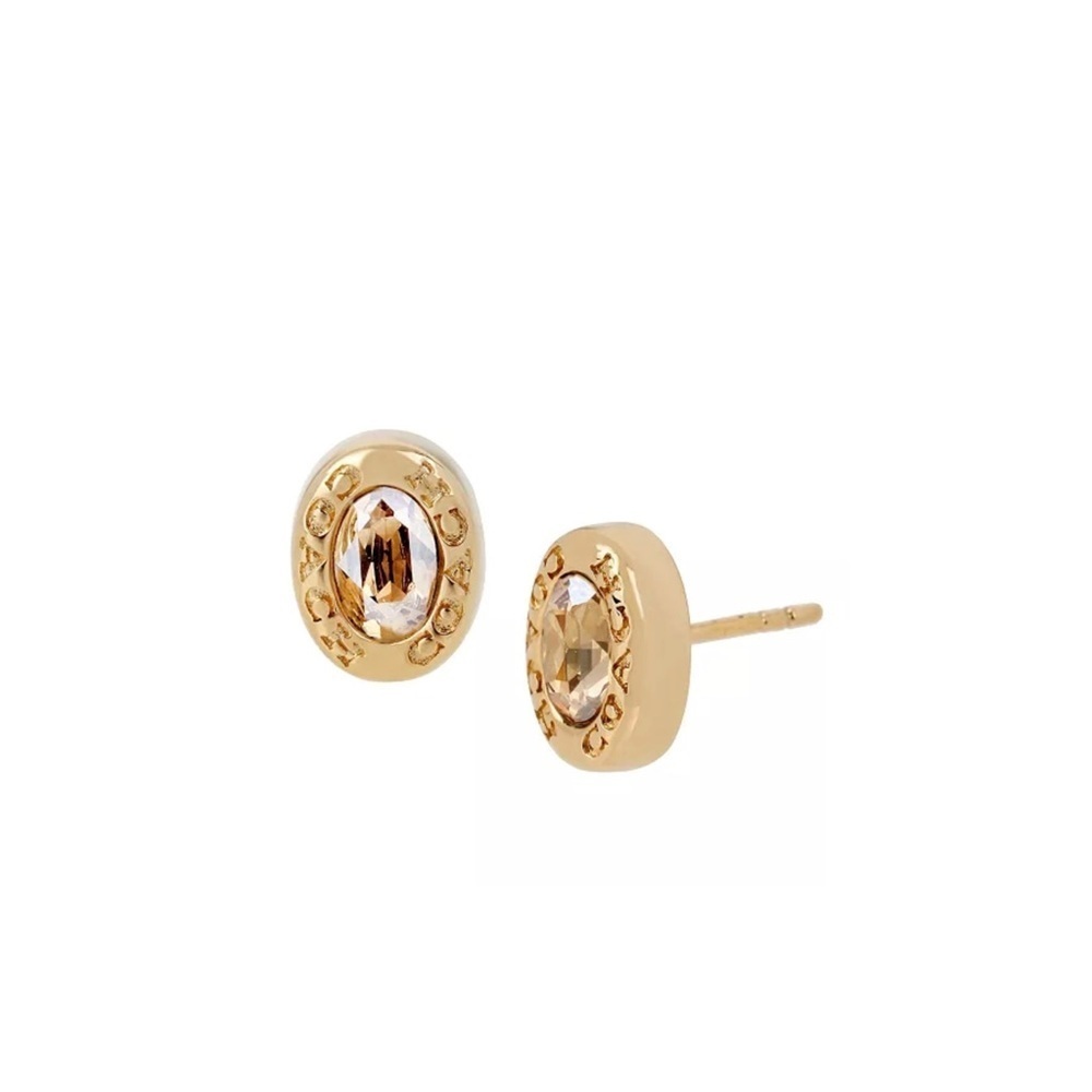 Coach stud earrings